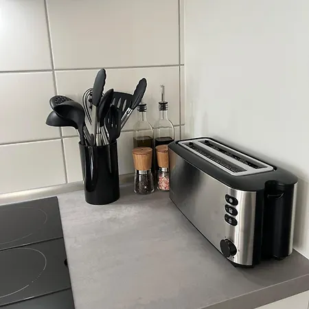 Apartamento Design Am Rhein - Traumlage I Kuche I Babybett I Offentl Parkplatze